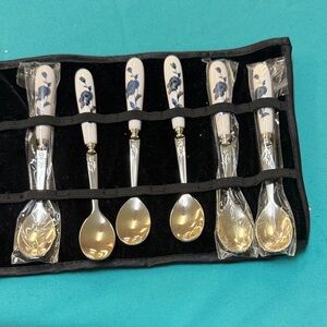 Set of 6 Demitasse spoons